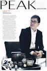 FEB 2011 - Featured in The PEAK Singapore on Timeless Pursuits - Classic Luxuries